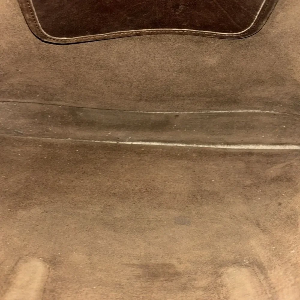 Vintage Coach Made in New York City Cowhide Leather Top Handle Satchel
